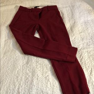 J Crew Burgundy Slacks 😍